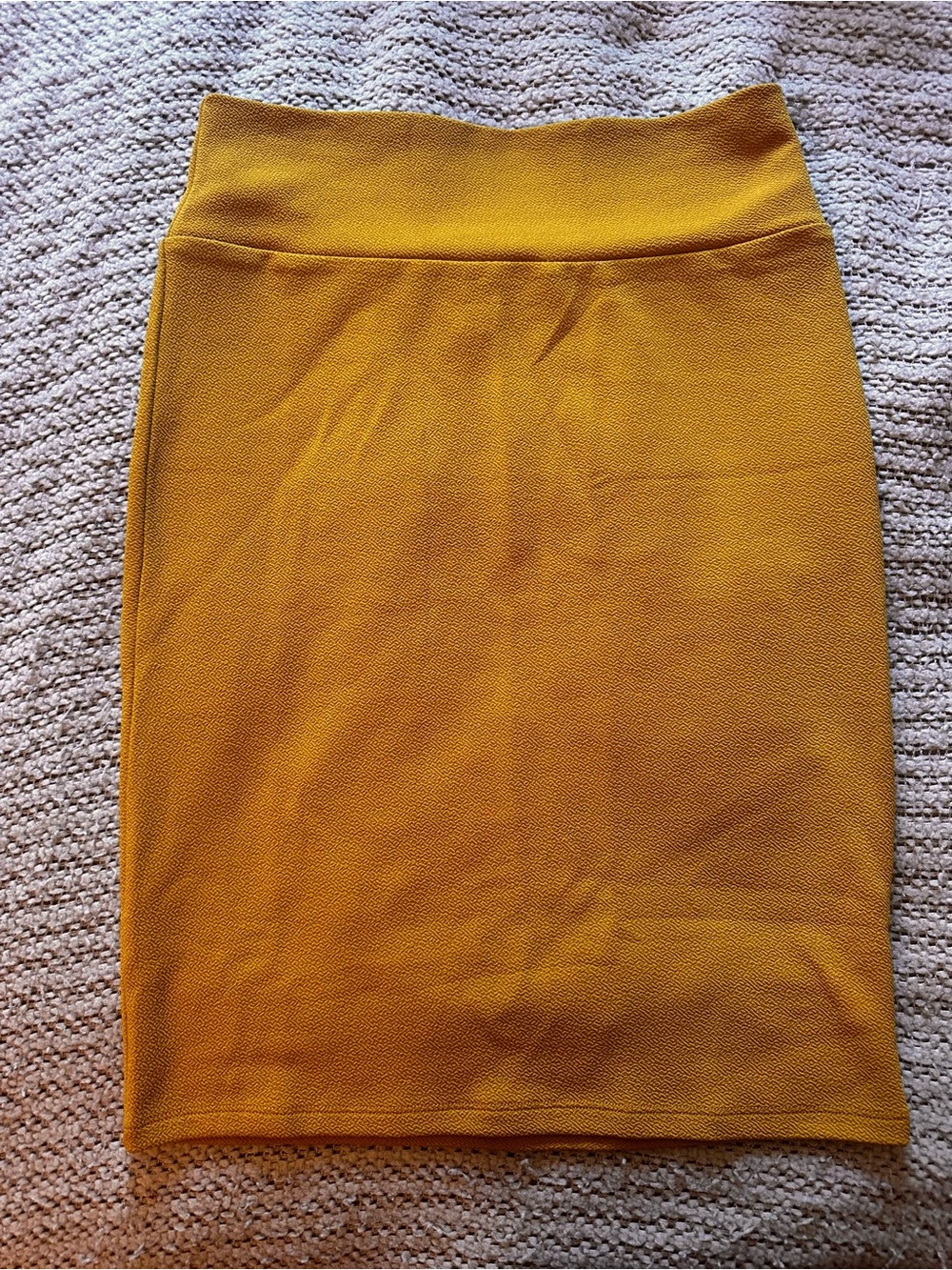 LuLaRoe - Mustard Cassie Pencil Skirt - Women